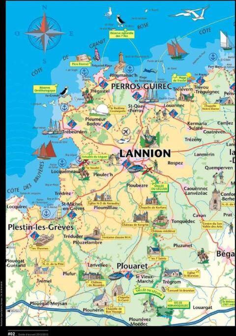 Maison Lannion Historique - Cote De Granit Rose 外观 照片